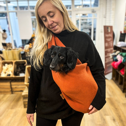 Plain Fleece Dog Slings - Hugo and Ted