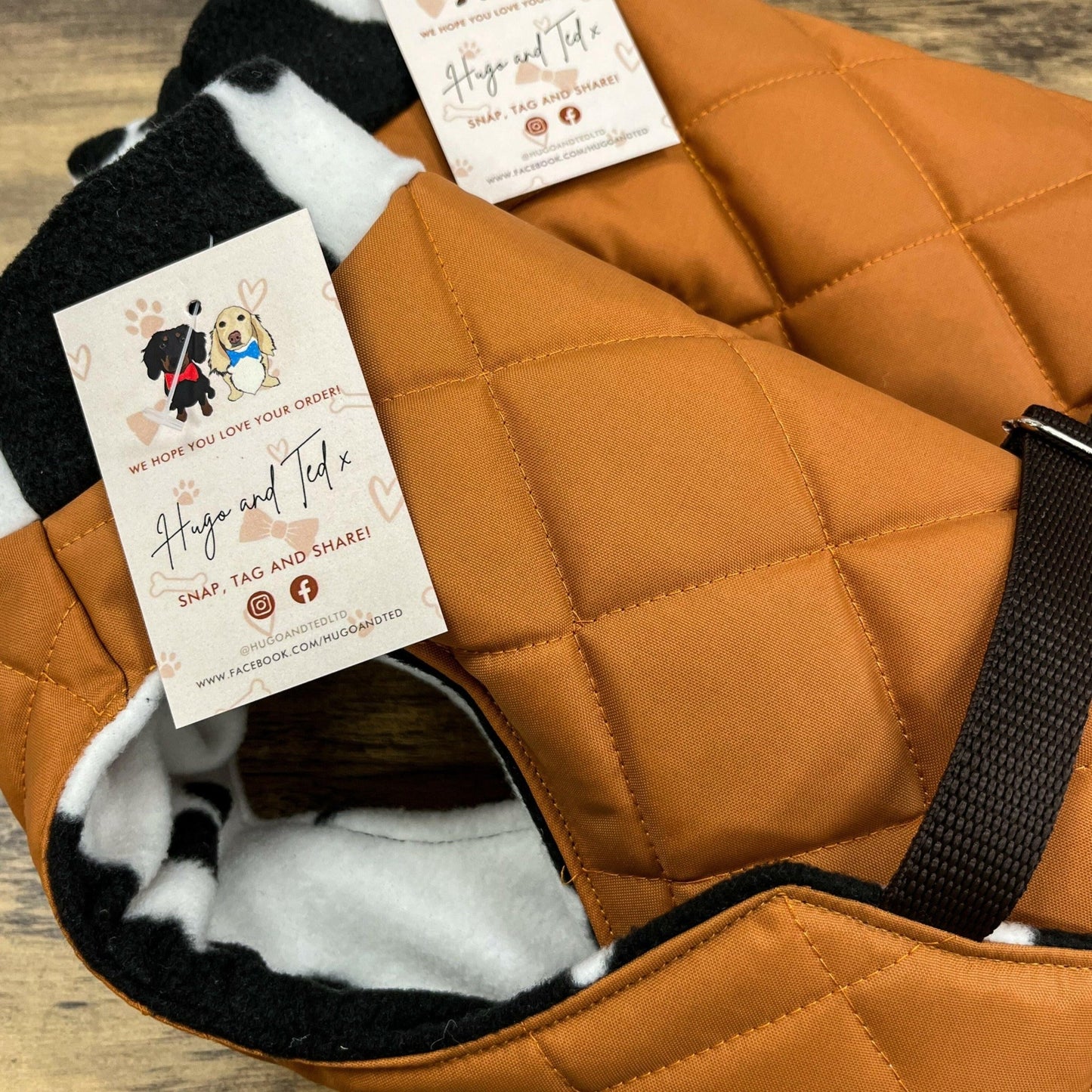 Quilted Ultimate Walkies Waterproof Coat - Hugo and Ted